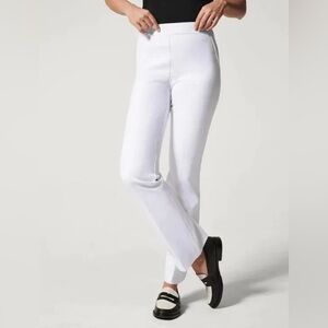 Spanx On-The-Go Kick Flare White Pants XLT NWT